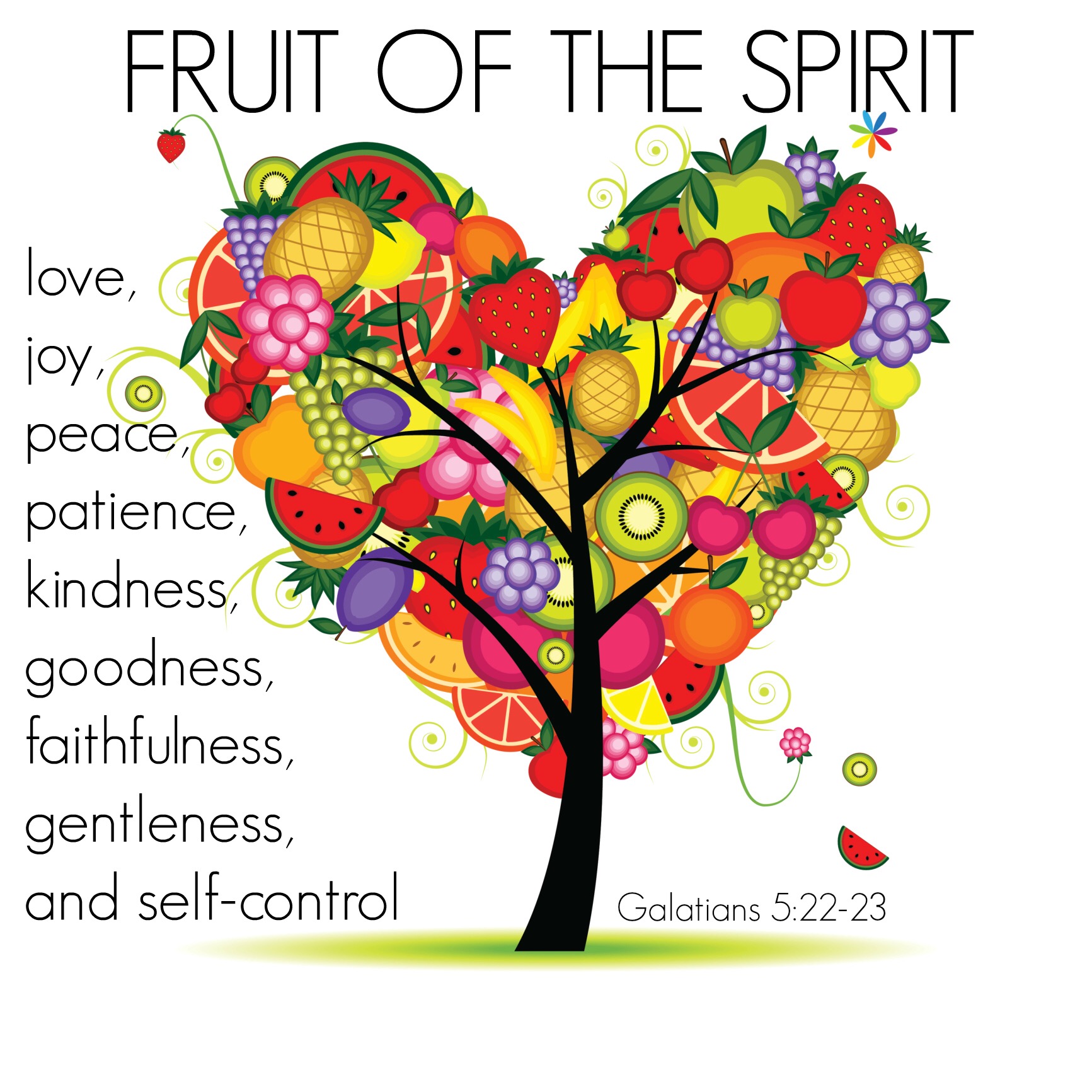 What Are The 5 Fruits Of The Spirit