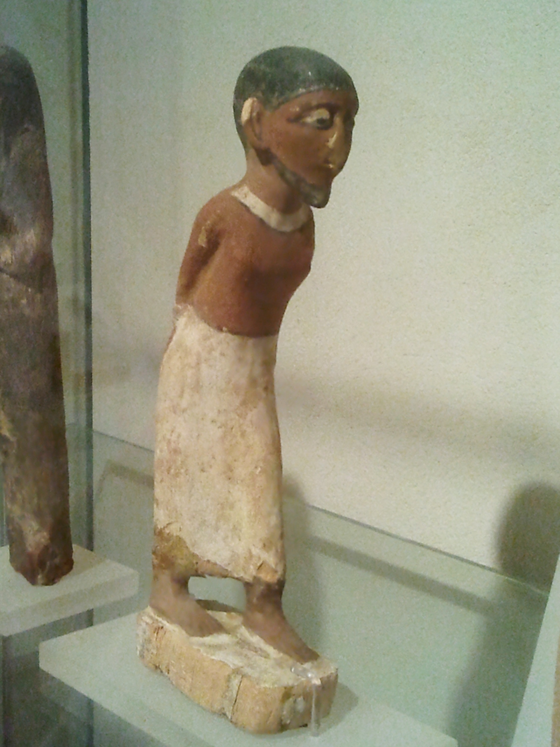 Figurine of Semitic Slave in Egypt during the time of the Exodus from the Hecht Museum, Haifa, Israel.