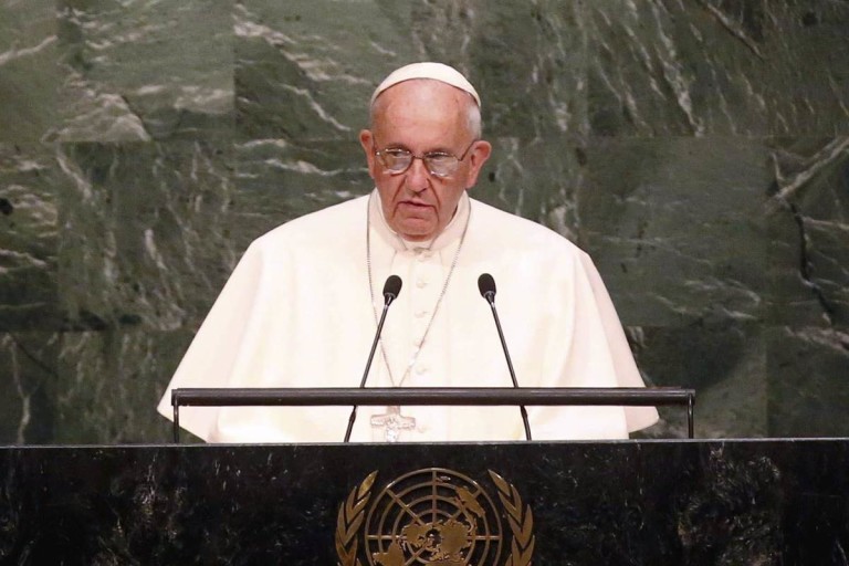 Pope UN 2015